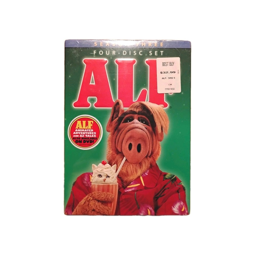 ALF Season Three 3 DVD Four-Disc Set Newly Remastered 80s Sitcom Factory Sealed